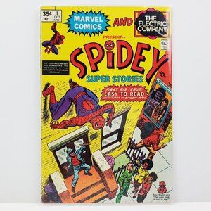 Spidey Super Stories #1 Oct. 1974 Electric Company Marvel Comic Book FN/VF